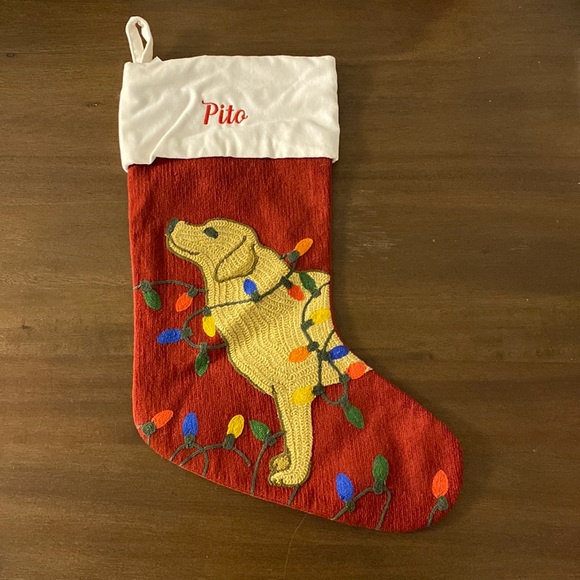 Pottery Barn Dog Stockingnull